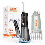 Bitvae C6 300ml Cordless Water Dental Flosser w/ 3 Modes & 6 Jet Tips