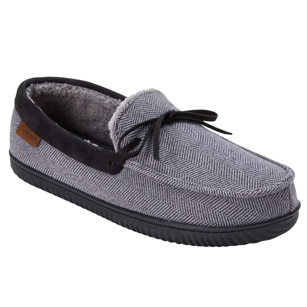 Dearfoams Cozy Comfort Men's Moccasin Slippers