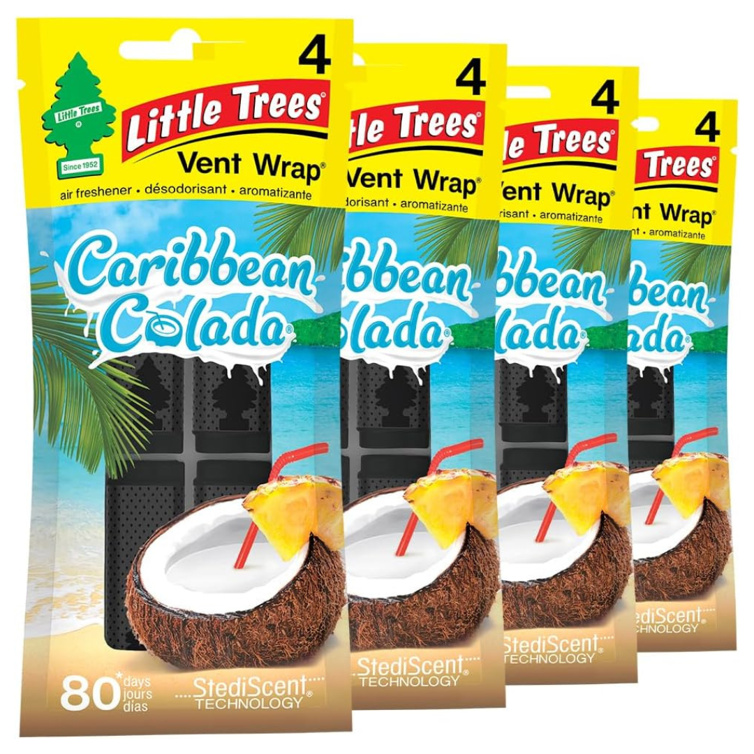 16-Count Vent Wrap Provides Long Lasting Scent Car Air Freshener