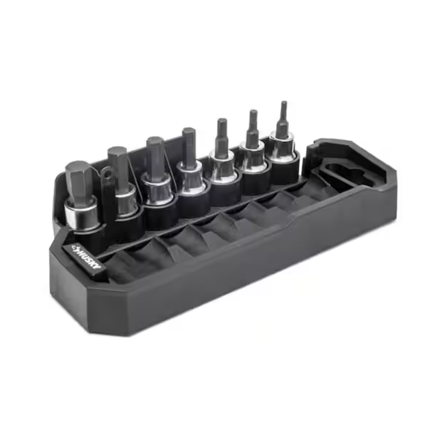 7-Piece Husky BITE 3/8" Drive SAE Bit Socket Set