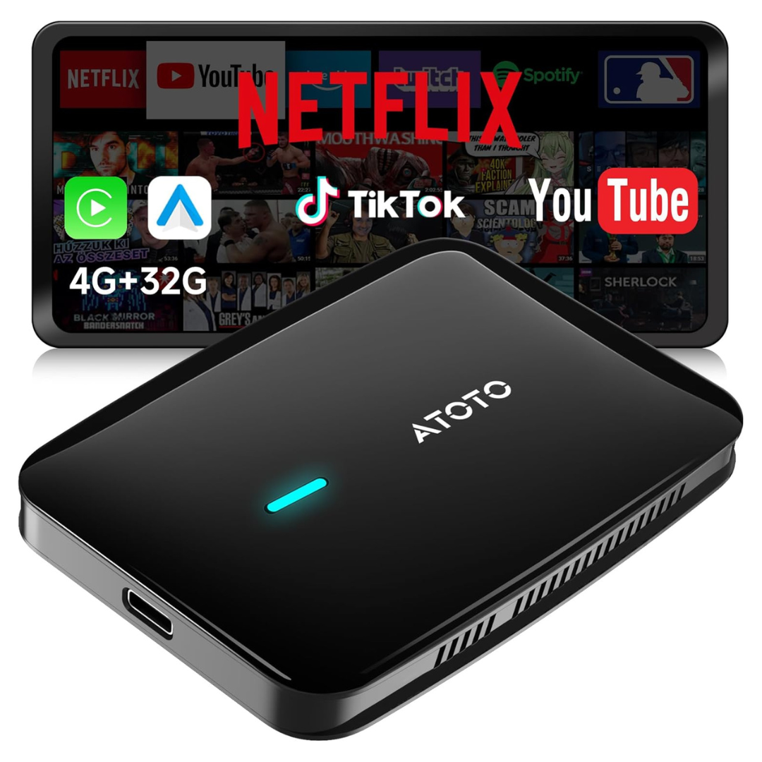 CB4B 4GB+32GB Wireless AI CarPlay Magic Box