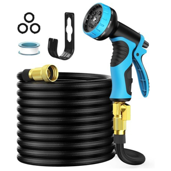 25ft Leakproof Flexible Expandable Garden Water Hose