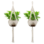 Set Of 2 Uslai 42" Indoor Outdoor Hanging Basket