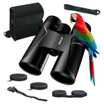 12x42 High Power Durable Clear BAK4 Prism Lens Binoculars