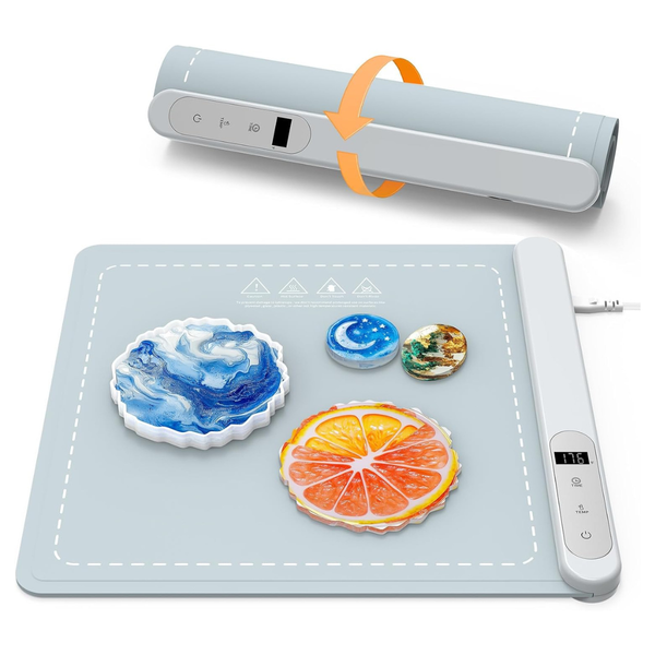 Alldeer Uniform Resin Heating Mat With Timer