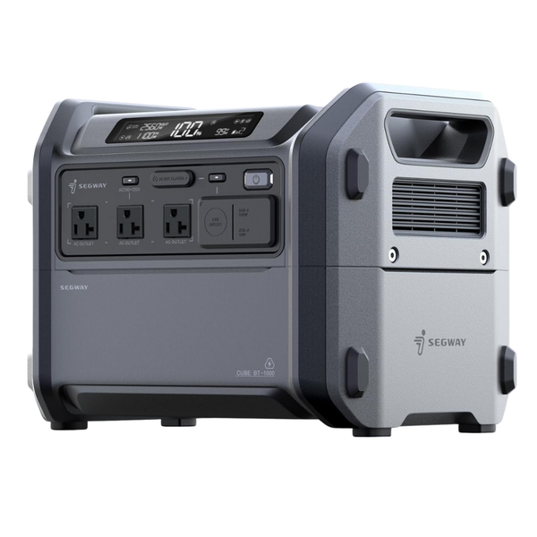 Segway Cube 1000 2200W 1024Wh LiFePO4 Portable Solar Power Station