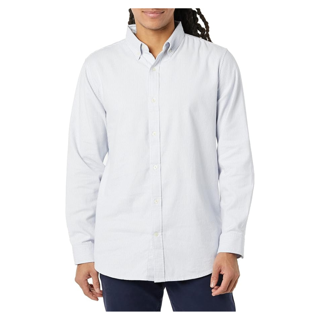 Amazon Essentials Men's Slim-Fit Stretch Oxford Shirt