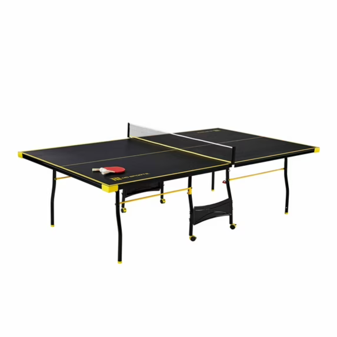 MD Sports Official Size Indoor Foldable Table Tennis Table With Paddles