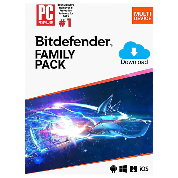 Bitdefender Family Pack 2025 (15 Devices, 2 Years) [Digital]