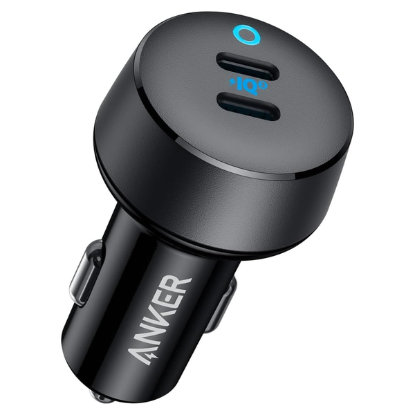 Anker 40W 2-Port PowerIQ 3.0 USB Type C Car Charger
