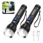 2-Pack JMNGSHU 10000-Lumens 3-Mode LED Flashlights