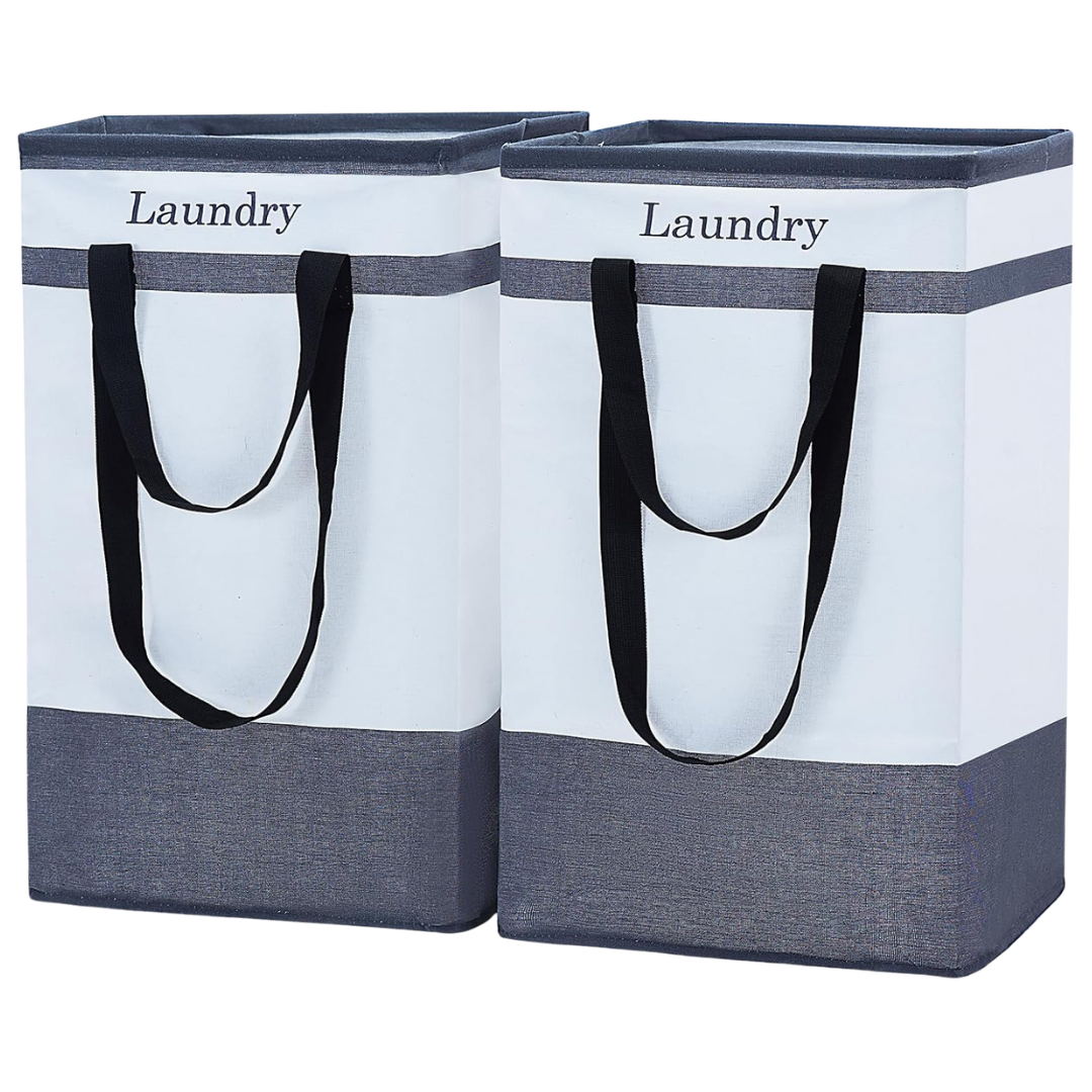 2-Pack 78L FairyHaus Collapsible Laundry Basket W/ Handles (Various)