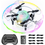 Kids Mini RC Drone With LED Light, 360 Deg. Flip & Surround Flight