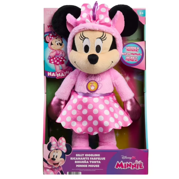 20'' Disney Jr. Minnie Mouse Interactive Silly Giggling Fun Plush Toy