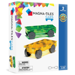 2-Piece Magna-Tiles Cars Green & Yellow Magnetic Construction Set