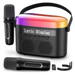 Portable Bluetooth Karaoke Machine With Display & Dual Speakers