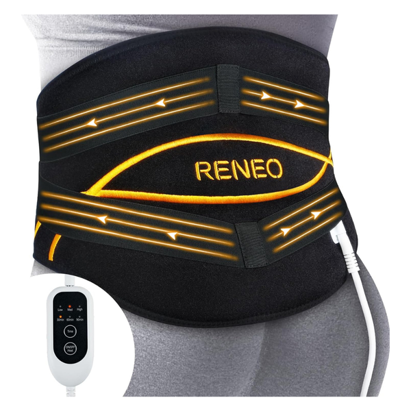 Wearable Heating Pad With Adjustable Compression Belt