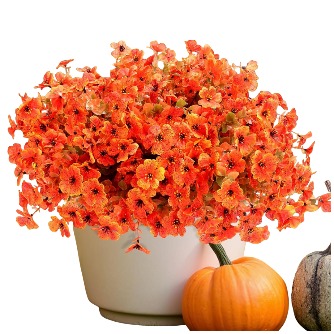 12 Bundles Artificial Fake Faux Mums