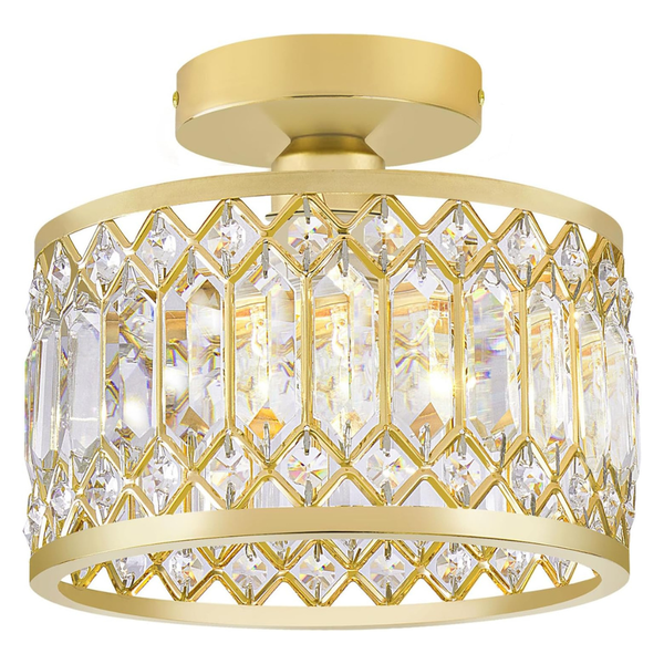 Modern Crystal Ceiling Light Fixture