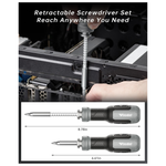 Wesdut 13-in-1 Multi Bit Screwdriver & Nut Driver Set
