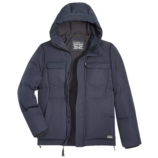 Levi's Men's 2-Chest Pocket Hooded Puffer (4 Colors)