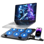 6 Quiet Fans Cooling Pad for 12"-17" Laptops