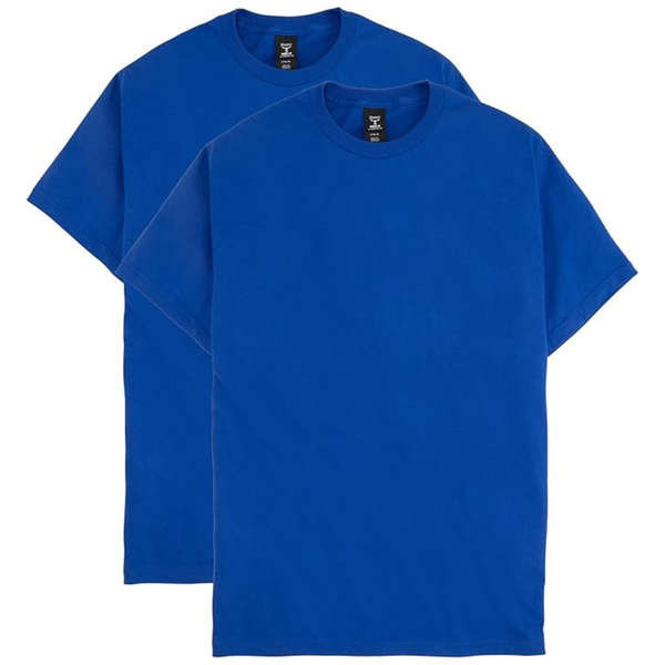 2-Pack Hanes Men's Beefy Short Sleeve Tee Value Pack