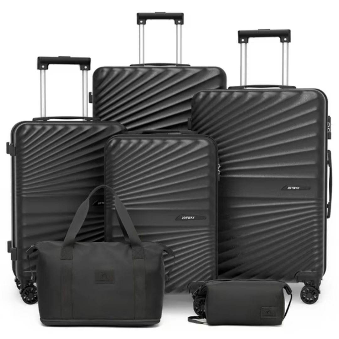 Joyway 6-Piece Hardshell Luggage Set with Spinner Wheels (Various)