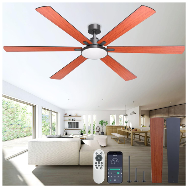 80" Low Ceiling Fans With Lights And Remote Control