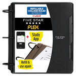 1-1/2" Five Star Flex Refillable TechLock Ring Binder W/ Pockets