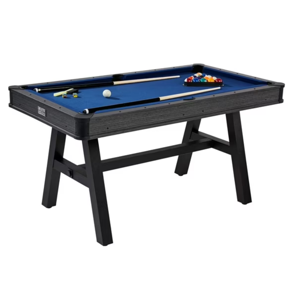 5' Barrington Harrison Pool & Billiard Table (Black/Blue)