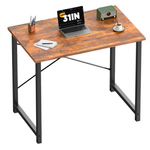 Dumos 32" Small Computer Desk With X-Shaped Reinforcement