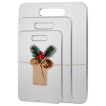 3-Piece Stainless Steel Cutting Boards