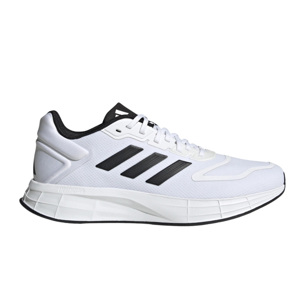 adidas Men's Duramo 10 Running Shoe (White/Black/White, 10)