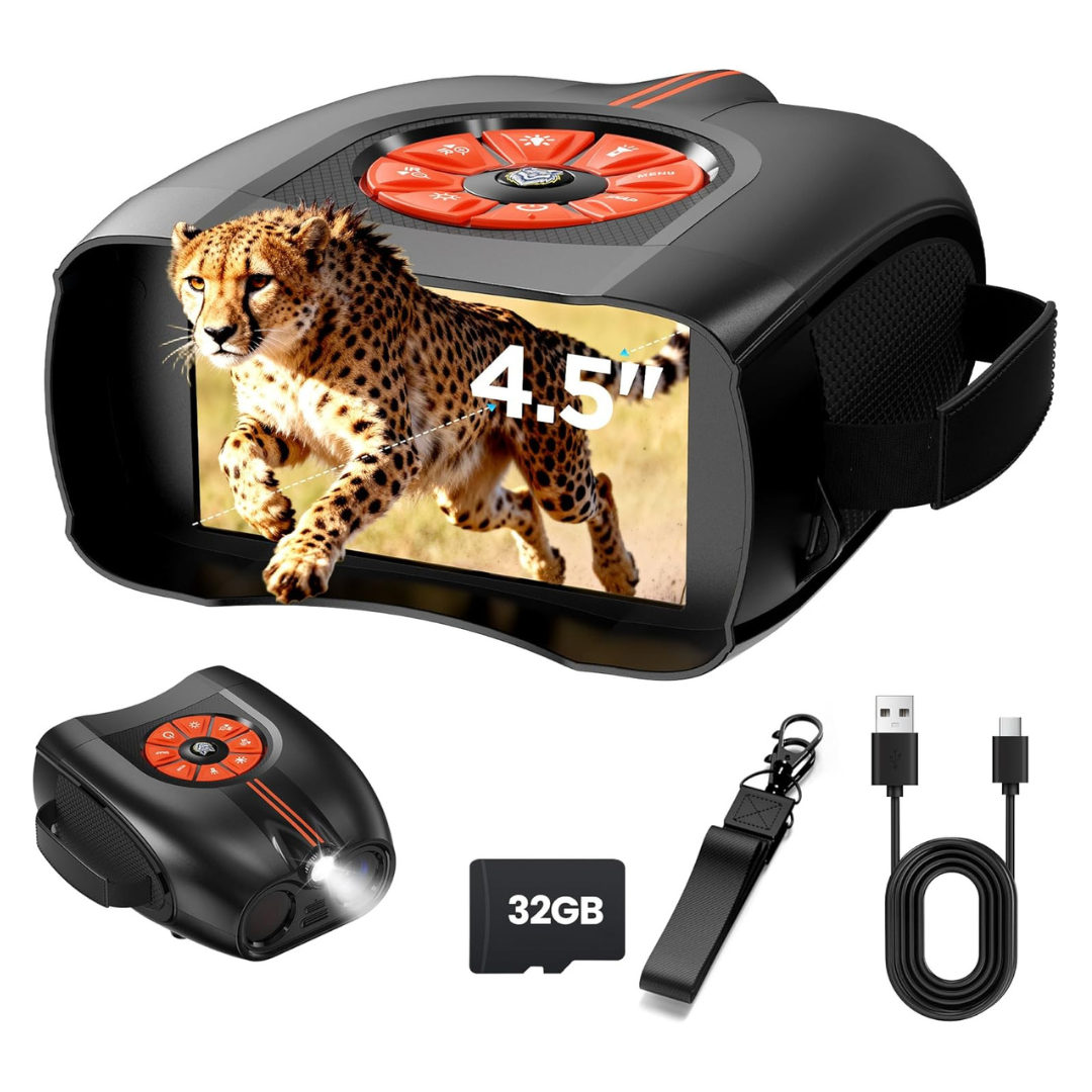 BMDSAE 4K 4.5" IPS Screen Night Vision Binoculars