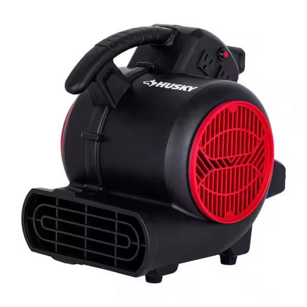 Husky 1/5 HP 6.89 in. 3-Speed Blower Fan