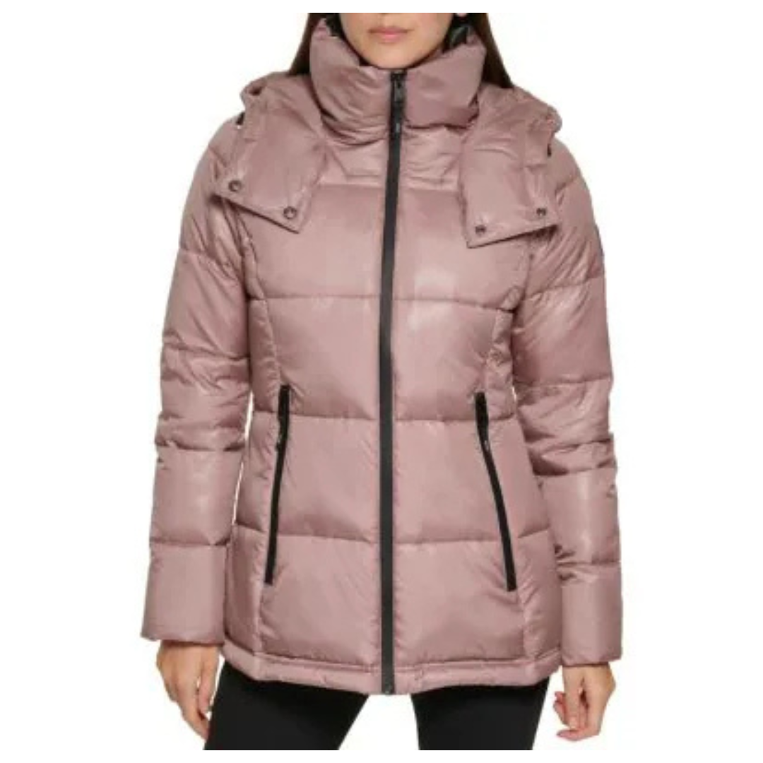Kenneth Cole Womens Hooded Puffer Jacket (Various)