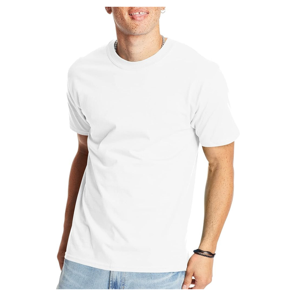 Hanes Men's Heavyweight Cotton Crewneck Beefyt T-shirt