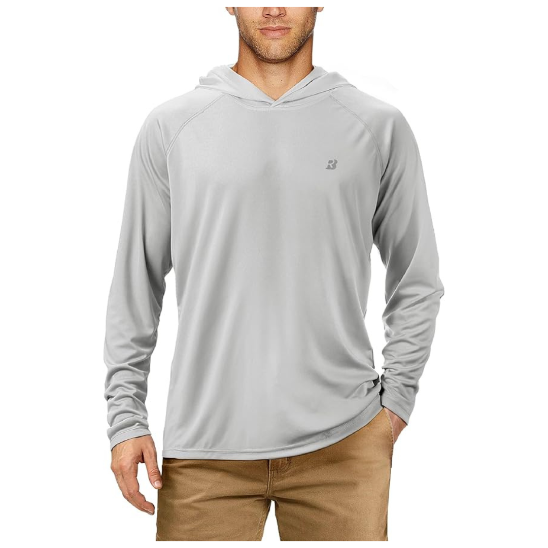 Roadbox Men's Long Sleeve Lightweight UPF 50+ Fishing Shirts