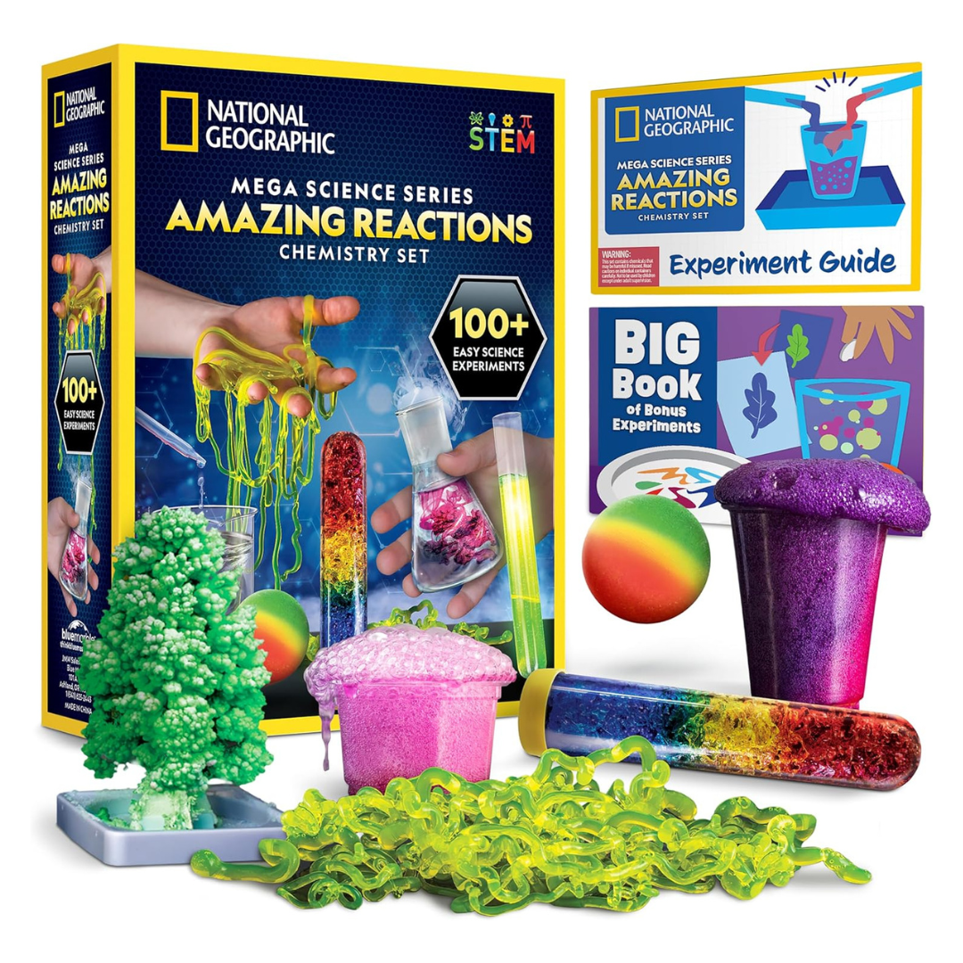 National Geographic Amazing Chemistry Set With 100+ Science Experiments