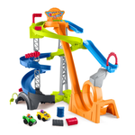 Little People Hot Wheels Spiral Stunt Speedway Race Track Playset + $8.50 Walmart Cash