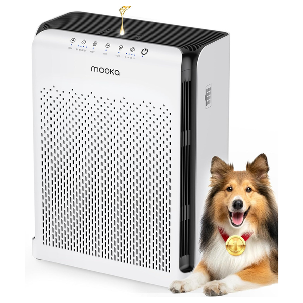 MOOKA Home Large Room Up To 2200ft2 Air Purifier With ECO Mode
