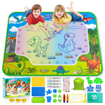 32" x 40" Water Doodle Mat For Kids With Neon Colors