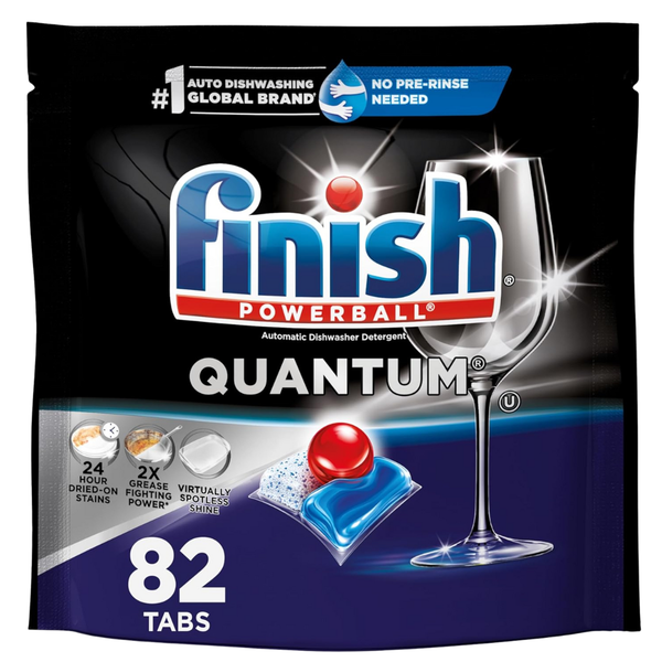 82-Count Finish Powerball Quantum Dishwasher Detergent Pods