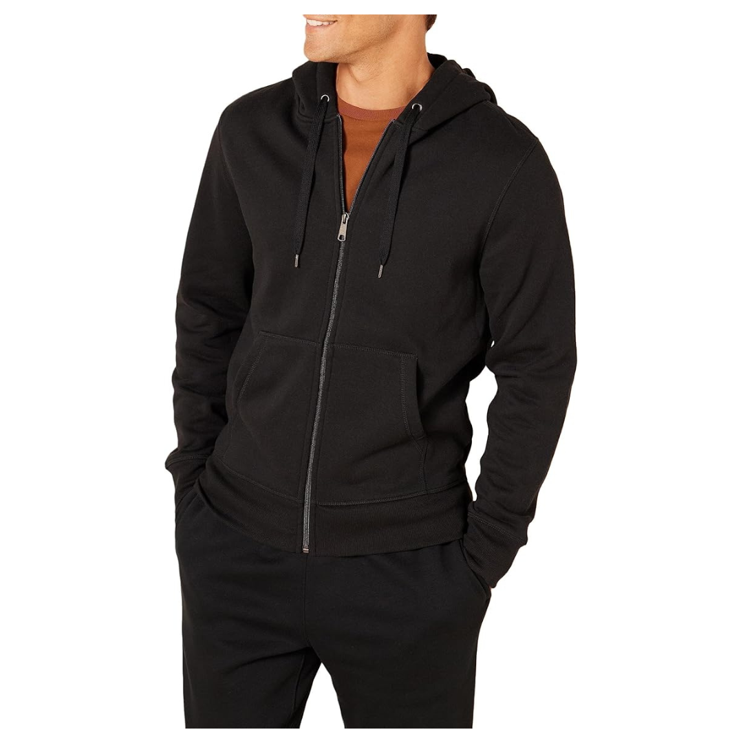 Amazon Essentials Men's Full-Zip Fleece Hoodie (Various)