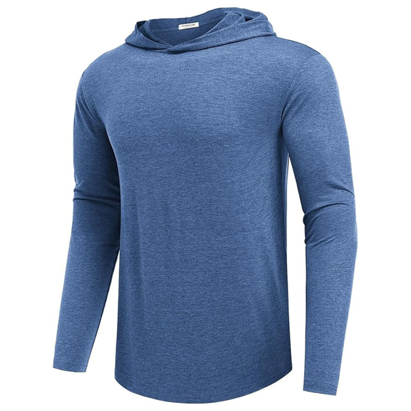 Men's Lightweight Pullover Long Sleeve Hoodie