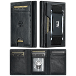 Men's Rfid Trifold Minimalist Leather Wallet
