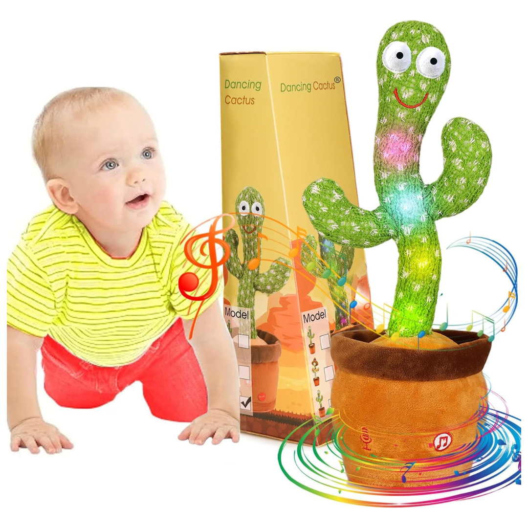 Emoin Talking Dancing Cactus Toy Mimicking Toy