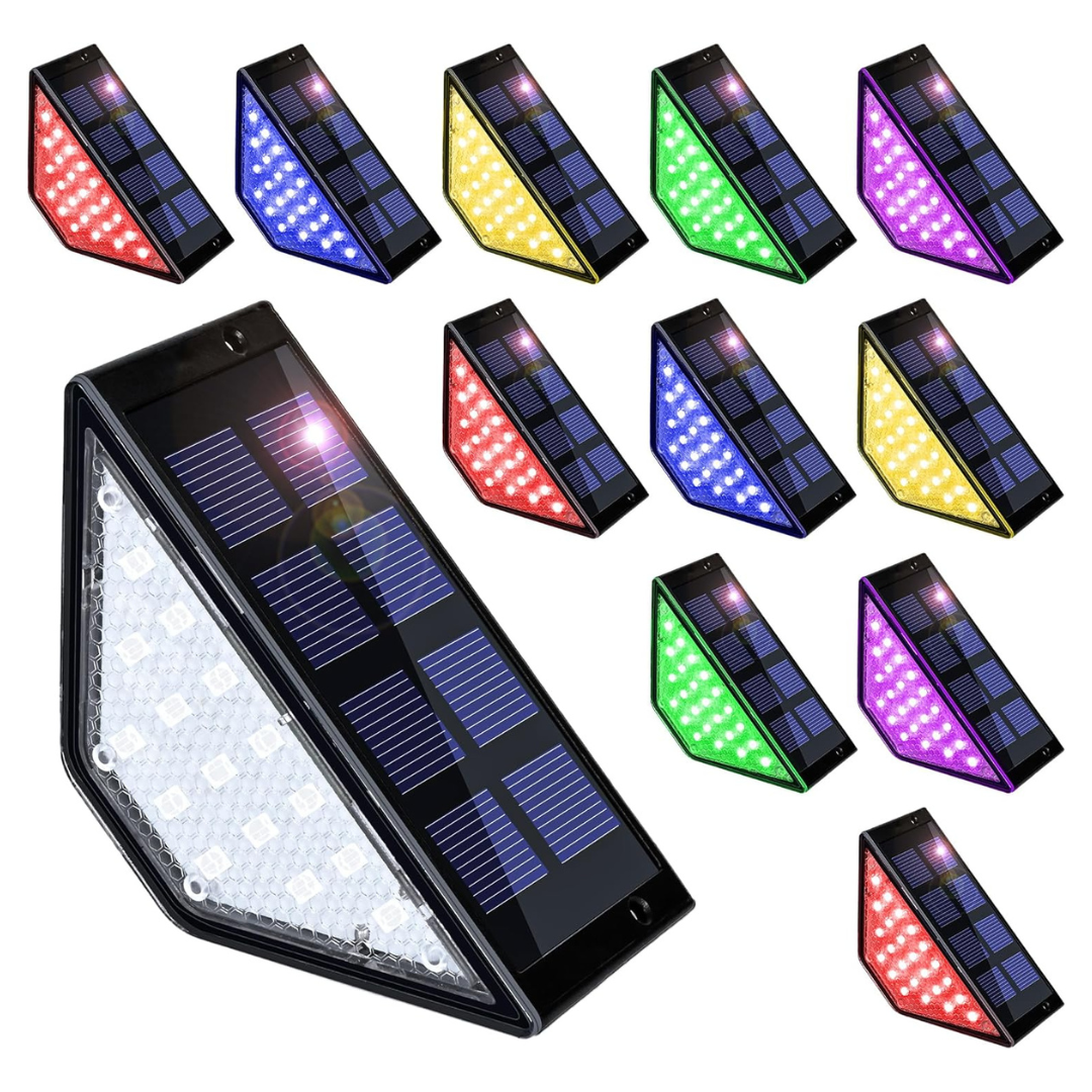 6-Pack Solar 24 LED Waterproof Christmas Lights