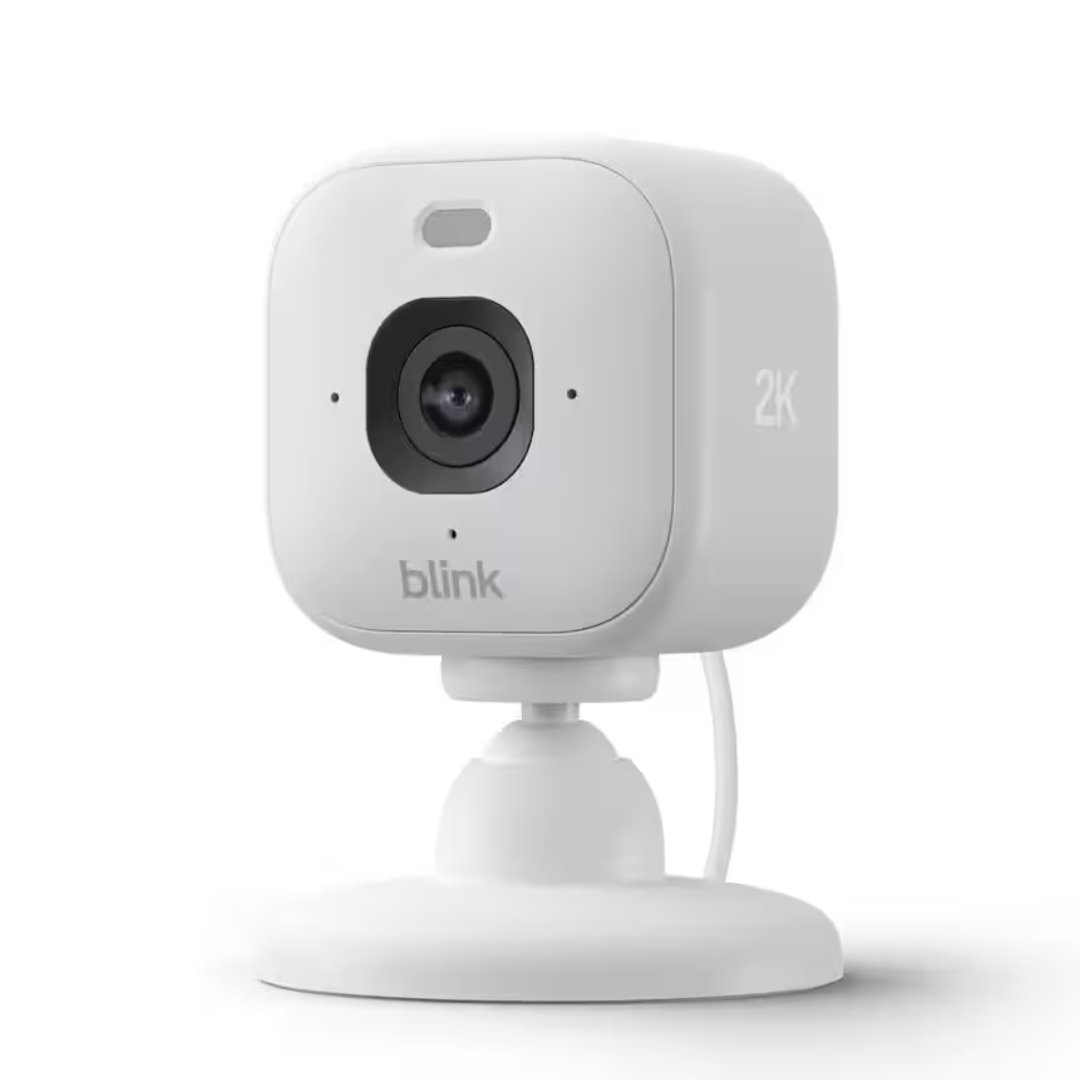 Blink Mini 2K+ Plug-in Home & Pet Security Camera (Newest Model)